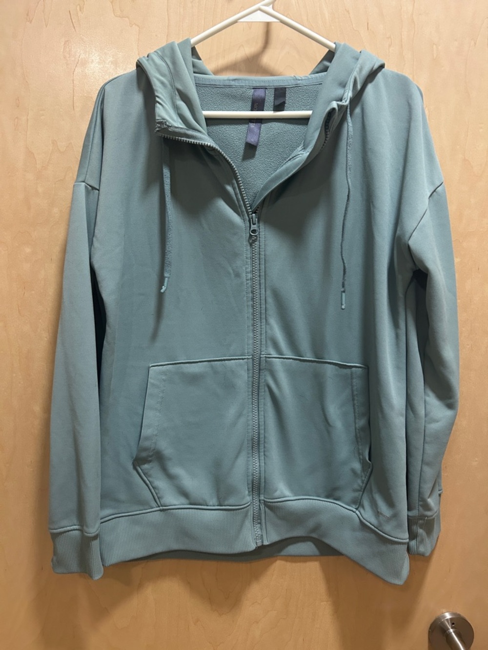Mondetta Dusty Teal Full-Zip Fleece Jacket